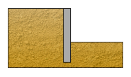 Soldier pile wall design